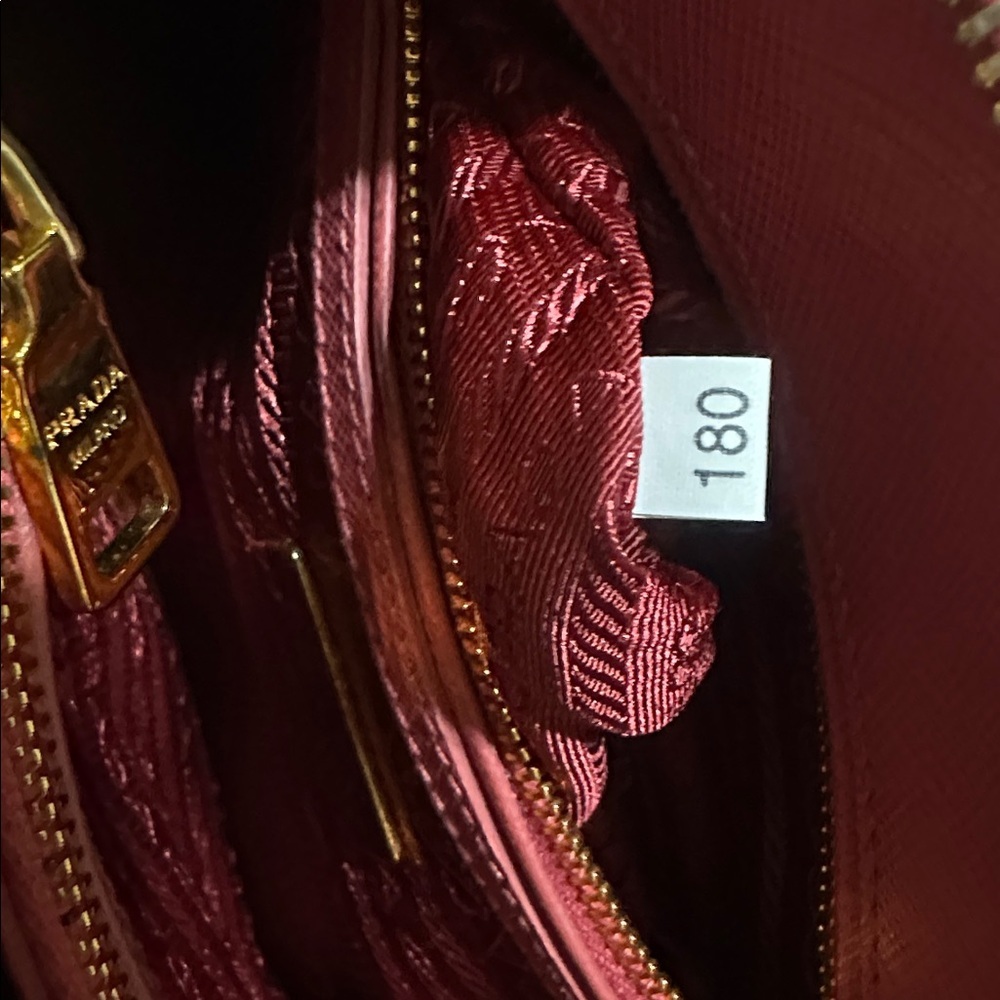 Prada Saffiano Leather Dome Satchel in Rose Pink - Picture 15 of 16
